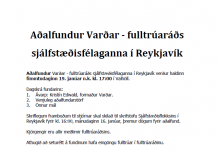 Aðalfundur Varðar