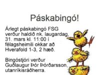 Páskabingó í Grafarvogi