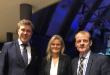 Bjarni sótti landsþing Fólkaflokksins