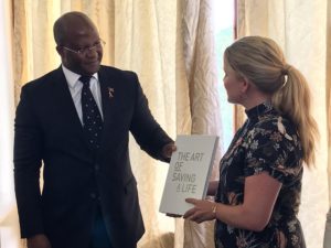 Með utanrikisradherra Malavi